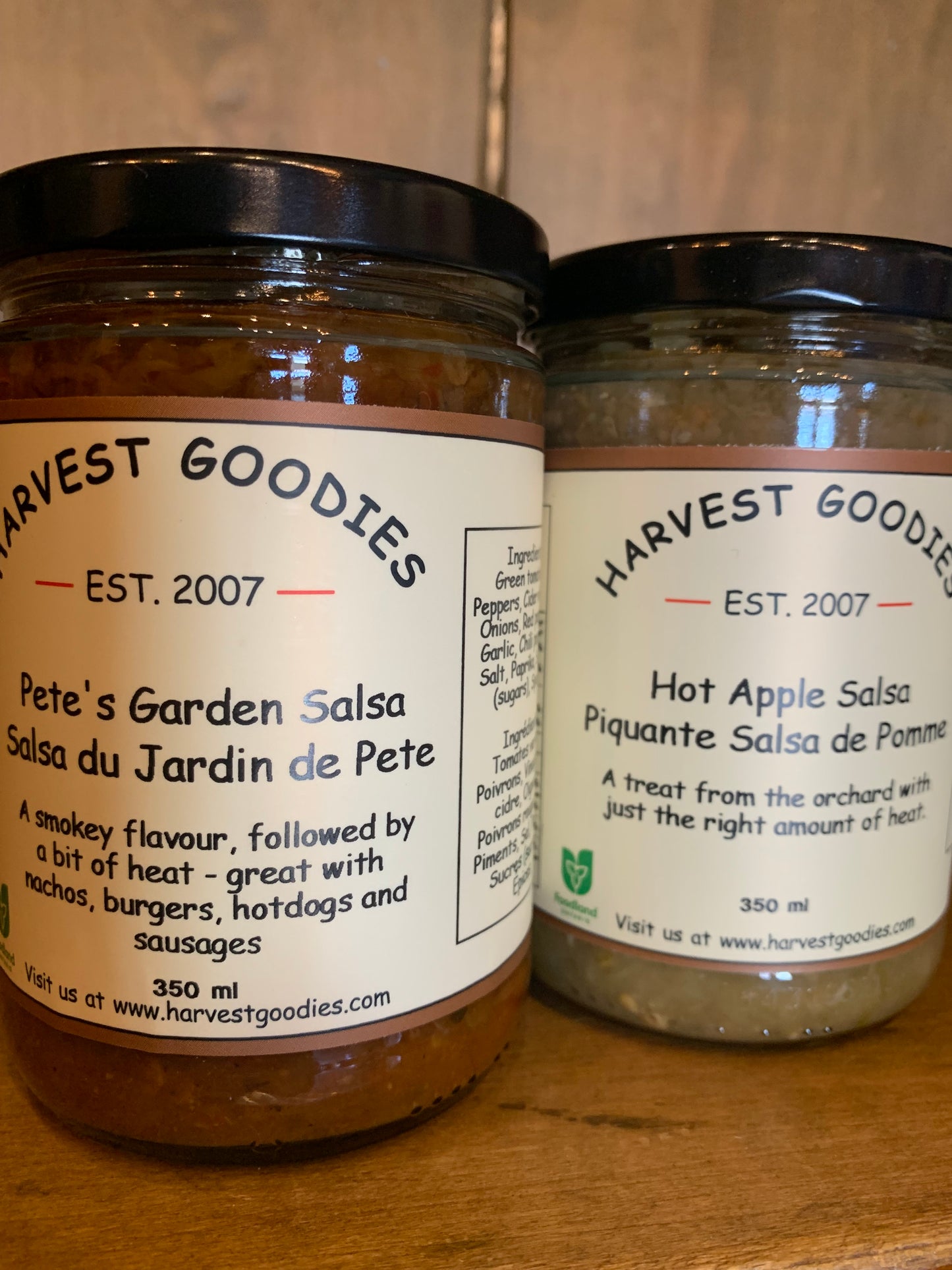 350 ml Short Jar Salsa, Relish, Dipping Sauces and Butters - Case